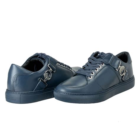 versace blue limited shoes|Versace men's sneakers.